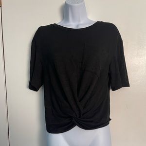 Wilfred Free Twist Front Crop Tee